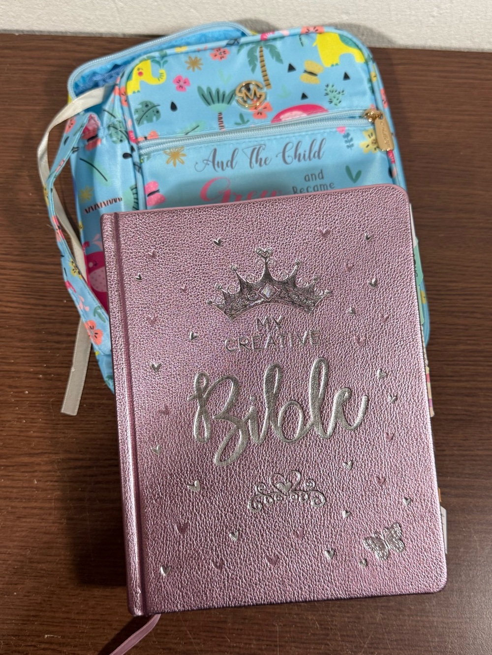My Creative Bible For Girls With Soft Case Metallic Hardcover